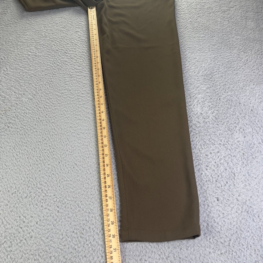 NWT Linda Allard Ellen Tracy Pants Women 8 Green Straight Business Casual Travel - Picture 5 of 9